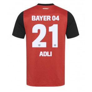 Billiga Bayer Leverkusen Amine Adli #21 Hemmatröja 2024-25 Kortärmad